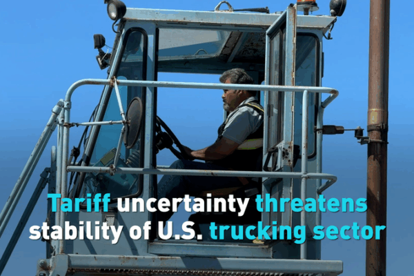 Tariff Uncertainty Shakes U.S. Trucking Sector Tariff_Uncertainty_Shakes_U_S__Trucking_Sector video poster