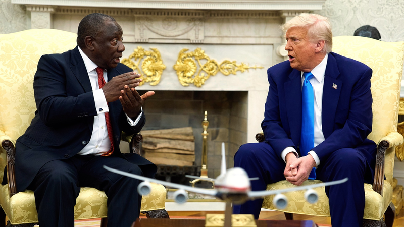 Trump Confronts Ramaphosa Over ‘White Genocide’ Claims Trump_Confronts_Ramaphosa_Over__White_Genocide__Claims video poster