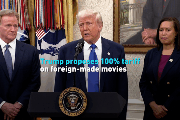 Trump Proposes 100% Tariff on Foreign Films: Impact on Cinema Trump_Proposes_100__Tariff_on_Foreign_Films__Impact_on_Cinema video poster