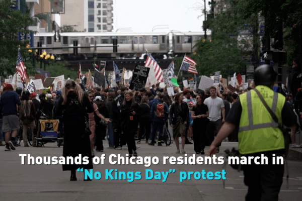 Chicago ‘No Kings Day’ Protest Draws Thousands Chicago__No_Kings_Day__Protest_Draws_Thousands video poster