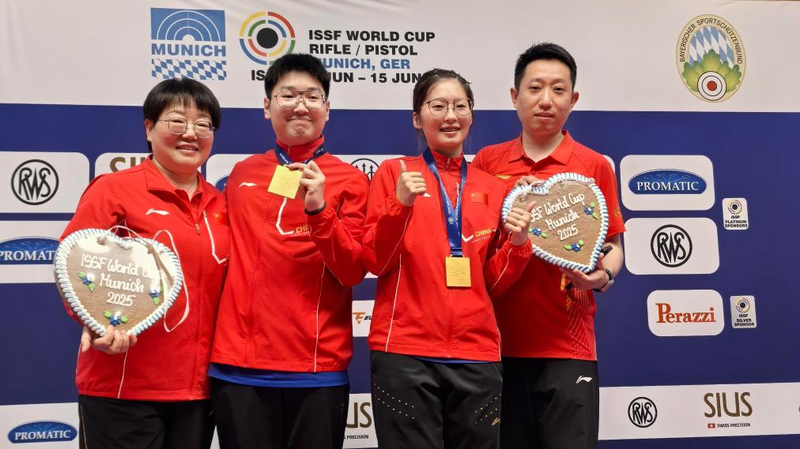 China’s Mixed Team Triumphs: Pistol Gold, Rifle Silver at ISSF WC China_s_Mixed_Team_Triumphs__Pistol_Gold__Rifle_Silver_at_ISSF_WC