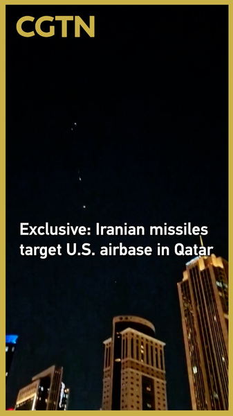 Iranian Missiles Target U.S. Air Base in Qatar—No Casualties Iranian Missiles Target U.S. Air Base in Qatar—No Casualties video poster