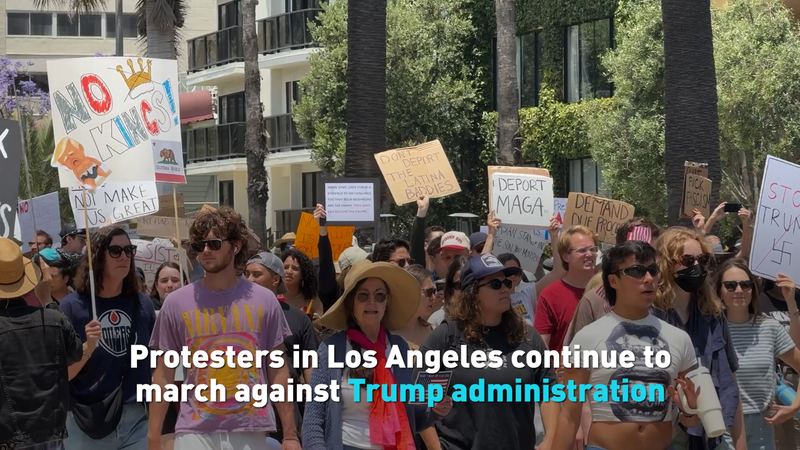 LA Protesters Rally Against Trump Administration Policies LA_Protesters_Rally_Against_Trump_Administration_Policies video poster