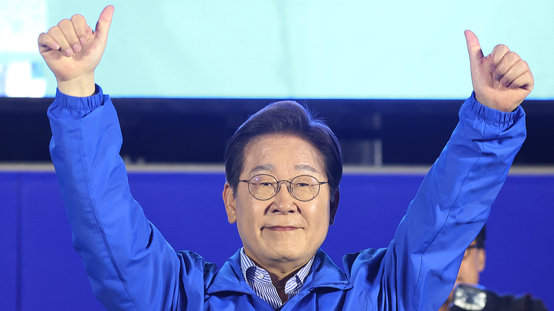 Lee Jae-myung Leads S. Korea Election Exit Polls! Lee_Jae_myung_Leads_S__Korea_Election_Exit_Polls_