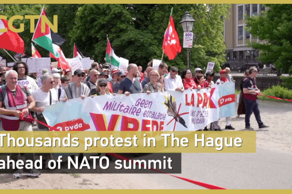 Massive Protest in The Hague as NATO Summit Nears Massive_Protest_in_The_Hague_as_NATO_Summit_Nears video poster