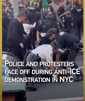 NYC Anti-ICE Protest: 86 Arrests Amid Tense Clash NYC_Anti_ICE_Protest__86_Arrests_Amid_Tense_Clash video poster