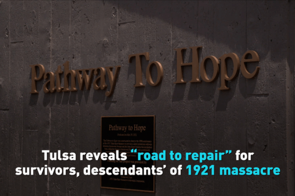 Tulsa Unveils ‘Road to Repair’ Monument for 1921 Massacre Tulsa_Unveils__Road_to_Repair__Monument_for_1921_Massacre video poster