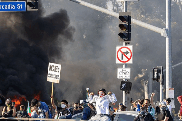 U.S. Citizens Oppose Troop Deployment Against LA Protesters U_S__Citizens_Oppose_Troop_Deployment_Against_LA_Protesters