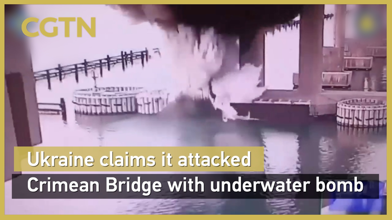 Ukraine Claims Underwater Strike on Crimean Bridge Ukraine_Claims_Underwater_Strike_on_Crimean_Bridge video poster