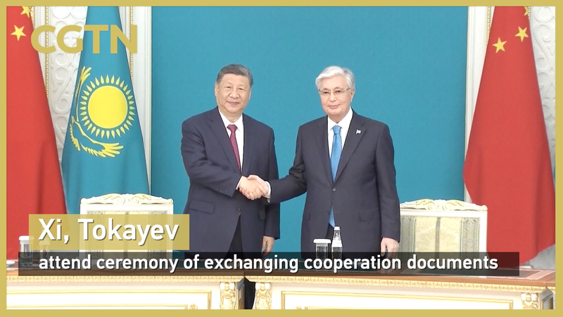 Xi & Tokayev Seal Major Cooperation in Astana Xi___Tokayev_Seal_Major_Cooperation_in_Astana video poster
