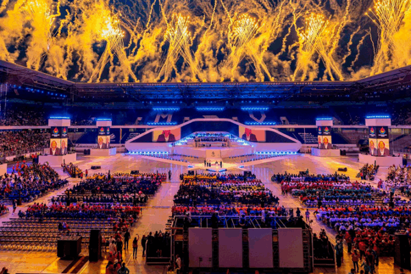 Duisburg Lights Up FISU 2025 Opening Duisburg_Lights_Up_FISU_2025_Opening