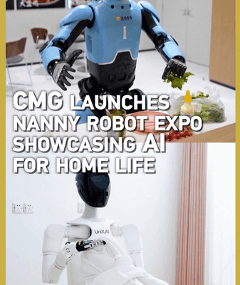 Futuristic Nanny Robot Expo Lights Up Home AI Futuristic_Nanny_Robot_Expo_Lights_Up_Home_AI video poster