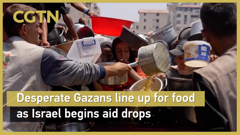 Humanitarian_Aid_Airdrops_Bring_Hope_for_Desperate_Gazans video poster