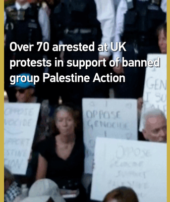 Over 70 Arrested in UK Protests Over PA Designation Over_70_Arrested_in_UK_Protests_Over_PA_Designation video poster