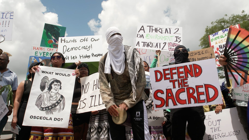Protests Erupt Over Trump’s “Alligator Alcatraz” Camp in Florida Protests_Erupt_Over_Trump_s__Alligator_Alcatraz__Camp_in_Florida video poster