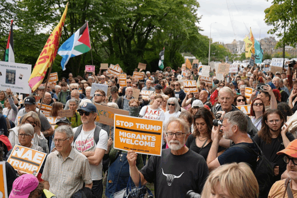 Protests Surge as Trump Tours Scotland Amid Tight Security Protests_Surge_as_Trump_Tours_Scotland_Amid_Tight_Security