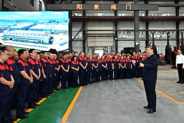 Xi Jinping Inspects Valve Factory in Shanxi, Boosting Industrial Upgrade Xi_Jinping_Inspects_Valve_Factory_in_Shanxi__Boosting_Industrial_Upgrade