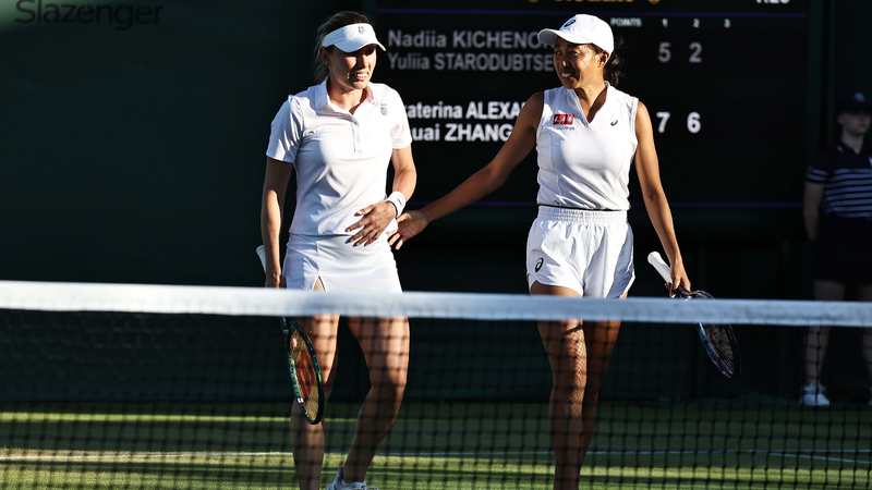 Zhang & Alexandrova Soar to Last 32 at Wimbledon Doubles Zhang___Alexandrova_Soar_to_Last_32_at_Wimbledon_Doubles