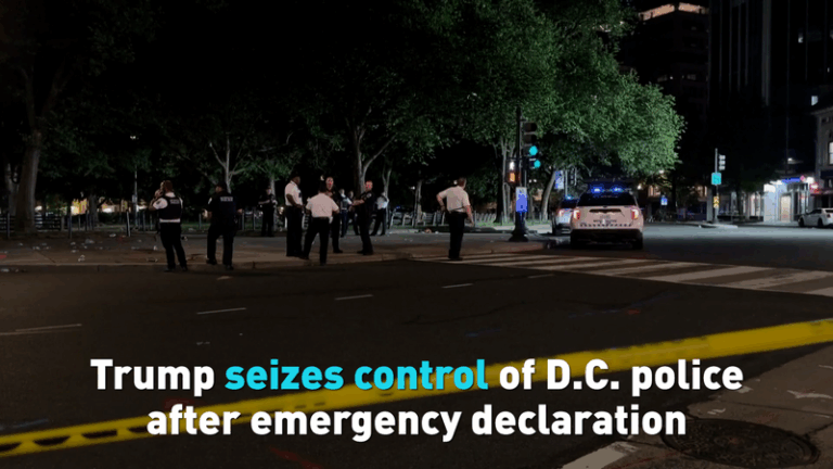 Trump’s Emergency Order Seizes Control of D.C. Police video poster
