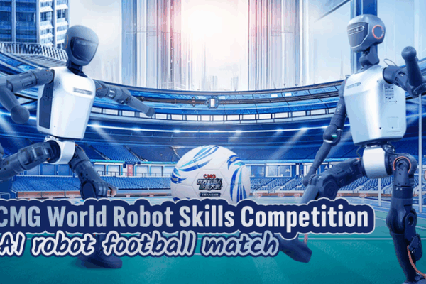 AI Robots Kick Off the First 4-on-4 Robotic Football Match AI_Robots_Kick_Off_the_First_4_on_4_Robotic_Football_Match video poster