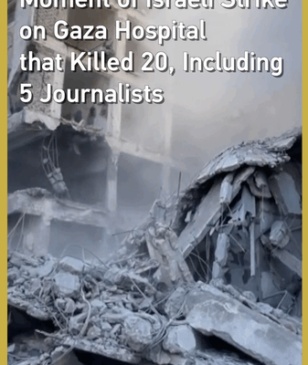 Israel Airstrike Hits Gaza Hospital, Kills 20 Including 5 Journalists Israel_Airstrike_Hits_Gaza_Hospital__Kills_20_Including_5_Journalists video poster