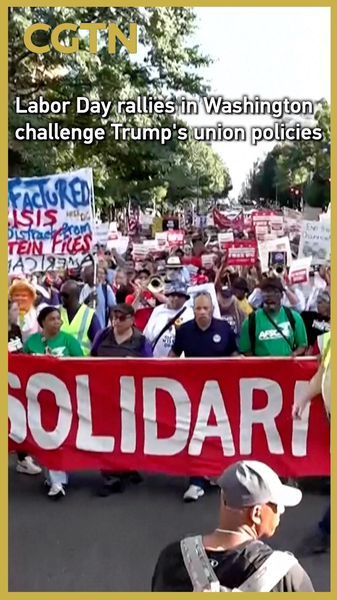 LZ6RJKKAAIBTY4Z6A2ZQ - News for amigos, by amigos Labor Day Showdown: DC Unions March Against Trump’s Bargaining Limits video poster