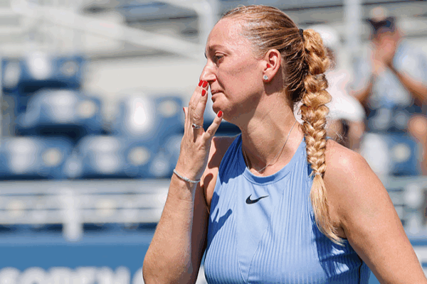 Petra Kvitova’s Emotional Farewell at the US Open Petra Kvitova’s Emotional Farewell at the US Open