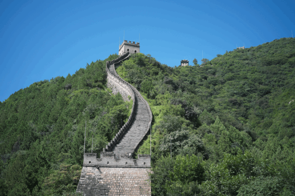 Summer at Juyongguan: Great Wall Winds Through Lush Green Hills Summer_at_Juyongguan__Great_Wall_Winds_Through_Lush_Green_Hills