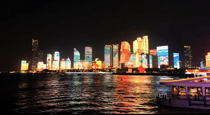TVKMOBYTMOKMJUE0QNFR - News for amigos, by amigos Fushan Bay Light Show: Qingdao’s Nighttime Spectacle video poster