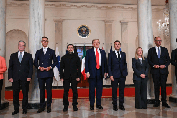 Trump, Zelenskyy & EU Leaders Discuss Ukraine Security at White House Trump__Zelenskyy___EU_Leaders_Discuss_Ukraine_Security_at_White_House