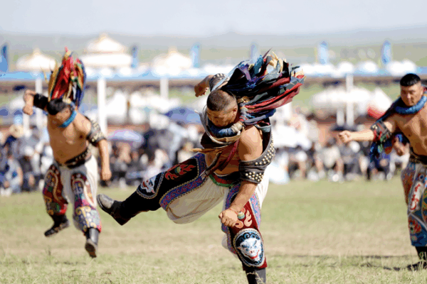 Mongolian Bökh Takes Center Stage at Naadam Fair Mongolian Bökh Takes Center Stage at Naadam Fair video poster