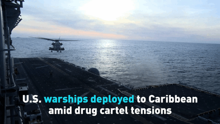 U_S__deploys_warships_to_Caribbean_amid_drug_cartel_crackdown video poster
