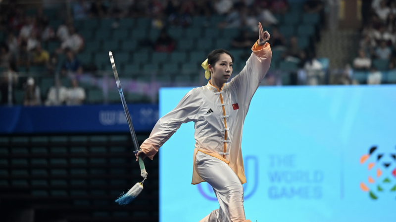 Wushu Dynamo Lu Zhuoling Secures China’s 1st Gold at Chengdu World Games Wushu_Dynamo_Lu_Zhuoling_Secures_China_s_1st_Gold_at_Chengdu_World_Games