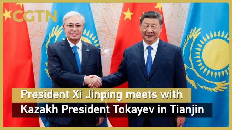 Xi Meets Tokayev in Tianjin to Elevate China-Kazakhstan Ties Xi_Meets_Tokayev_in_Tianjin_to_Elevate_China_Kazakhstan_Ties video poster