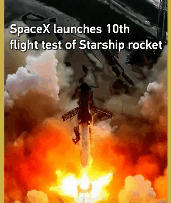 SpaceX Starship’s 10th Flight Test Deploys 8 Dummy Satellites SpaceX Starship’s 10th Flight Test Deploys 8 Dummy Satellites video poster