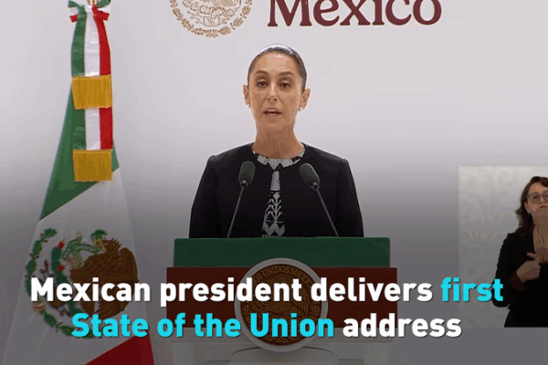 Sheinbaum’s Debut State of the Union Lights Mexico’s Future Sheinbaum’s Debut State of the Union Lights Mexico’s Future video poster