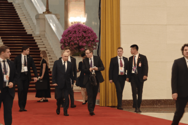 Putin Wraps Up Talks at Beijing’s Great Hall of the People Putin Wraps Up Talks at Beijing’s Great Hall of the People video poster