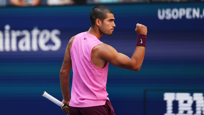 Alcaraz Storms into US Open QFs as Krejcikova Stuns with Epic Escape Alcaraz_Storms_into_US_Open_QFs_as_Krejcikova_Stuns_with_Epic_Escape