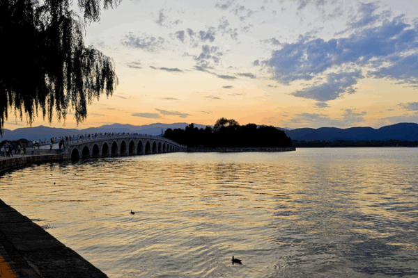 Beijing’s Summer Palace Shimmers in Golden Sunset Beijing_s_Summer_Palace_Shimmers_in_Golden_Sunset