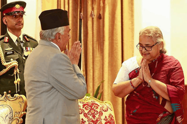 Nepal’s Ex-Chief Justice Sushila Karki Sworn in as Interim PM Nepal’s Ex-Chief Justice Sushila Karki Sworn in as Interim PM