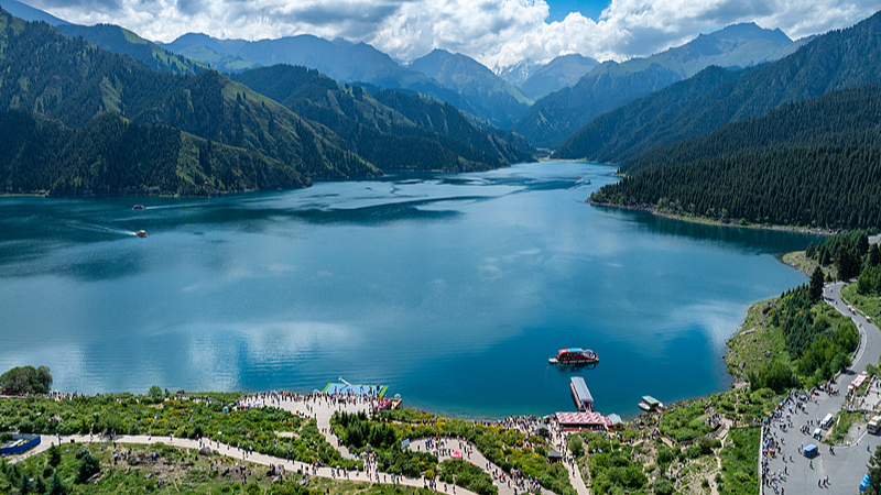 Discover Tianchi Lake: Alpine Jewel of Xinjiang Discover_Tianchi_Lake__Alpine_Jewel_of_Xinjiang video poster