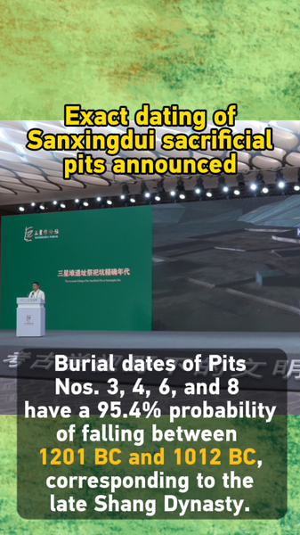 Sanxingdui Discovery: Ritual Pits Dated 1201–1012 BC Sanxingdui Discovery: Ritual Pits Dated 1201–1012 BC video poster