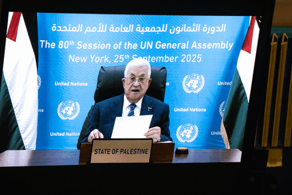 Abbas Brands Gaza Conflict ‘Genocide’ in UN Speech Abbas Brands Gaza Conflict ‘Genocide’ in UN Speech