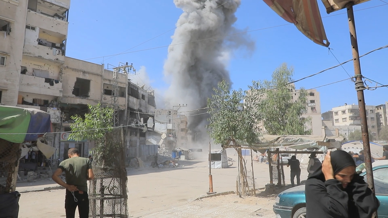Israel’s Ground Assault Sparks ‘Gaza Is Burning’: 48,000 Palestinians Flee Israel’s Ground Assault Sparks 'Gaza Is Burning': 48,000 Palestinians Flee video poster