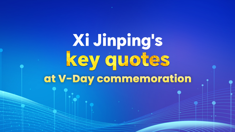 I5W1HM6DTT6PX4DDSNPL - News for amigos, by amigos Xi Jinping’s Top Quotes at V-Day Commemoration
