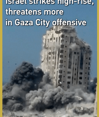 Israel Strikes Gaza High-Rise as Hamas Releases Hostage Video Israel_Strikes_Gaza_High_Rise_as_Hamas_Releases_Hostage_Video video poster