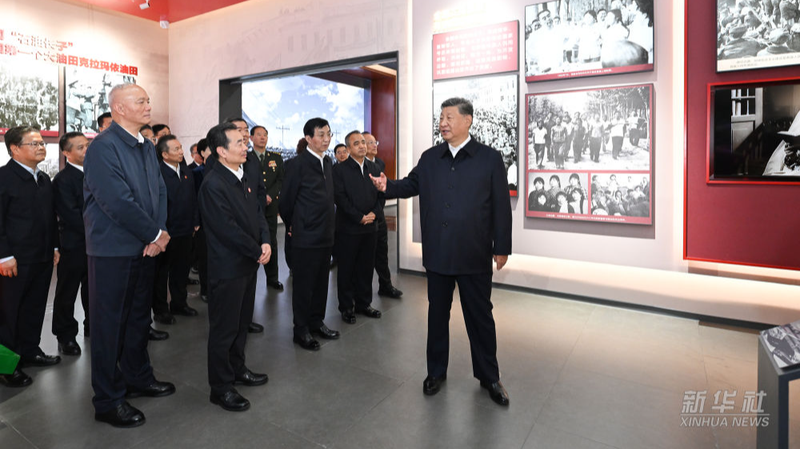 Xi Jinping Celebrates Xinjiang Region’s 70th Anniversary at Urumqi Exhibition Xi Jinping Celebrates Xinjiang Region’s 70th Anniversary at Urumqi Exhibition