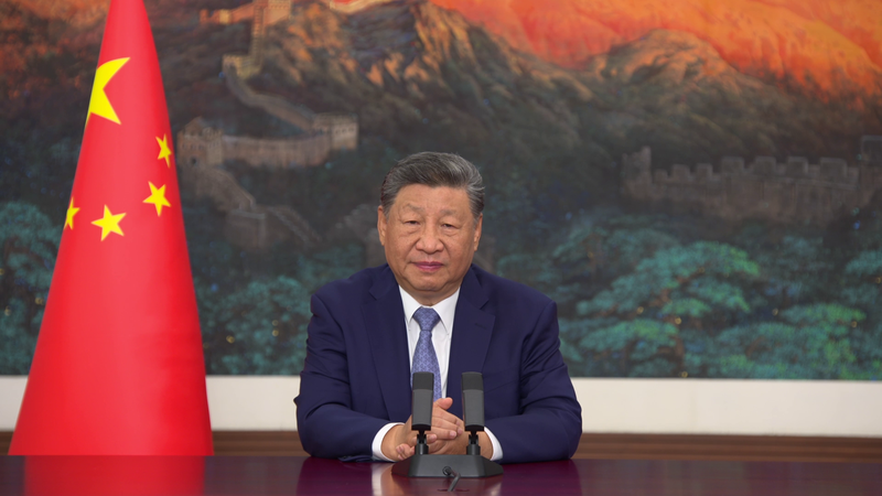 Xi_Jinping_Delivers_Video_Address_at_UN_Climate_Summit_2025