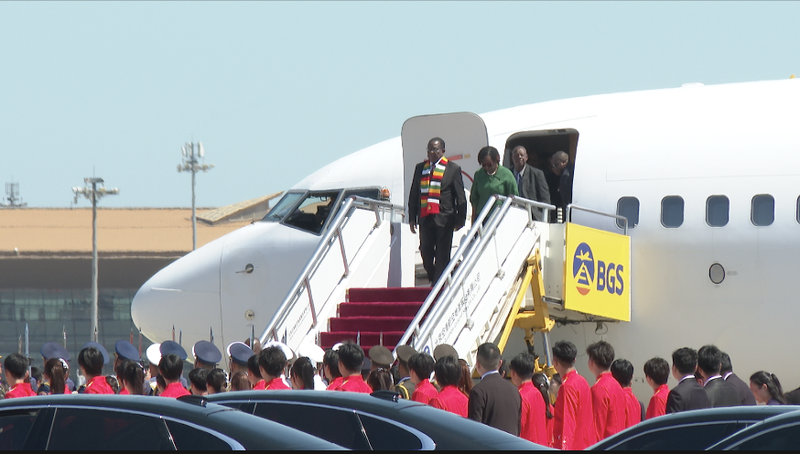 Zimbabwe President Mnangagwa Arrives for China’s Victory Day Celebrations Zimbabwe_President_Mnangagwa_Arrives_for_China_s_Victory_Day_Celebrations video poster