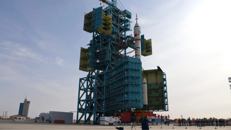 Shenzhou-21 Preps for Launch as Rocket Rolls to Pad 🚀